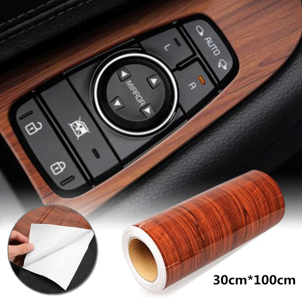 

1M Car Sticker DIY Interior Wrap Accessories Decal High Glossy Waterproof