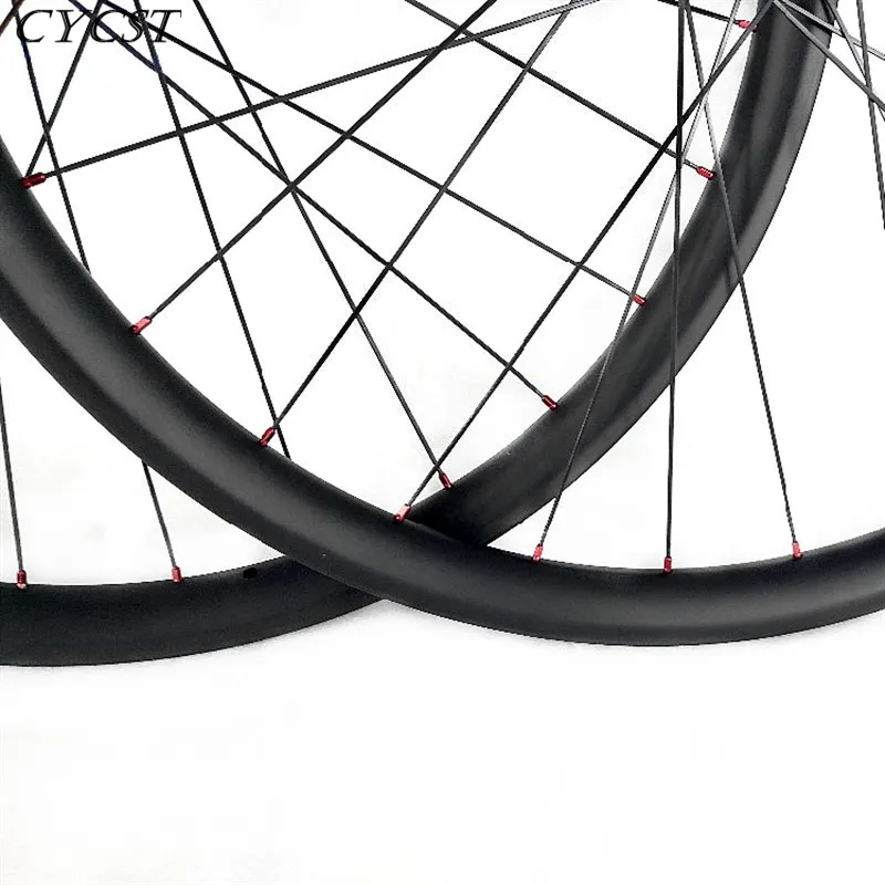 29er MTB AM 35 мм Асимметричный полностью горный диск карбоновая колесная передняя 74