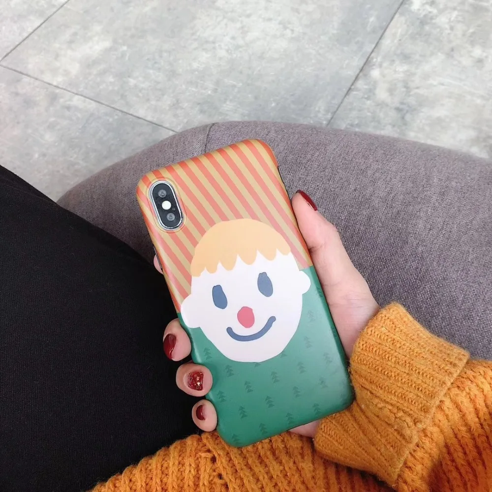 Роскошный брендовый Мягкий силикон imd чехол для iPhone 7 Plus XR X 10 XS Max 6 6S 8 милая девушка