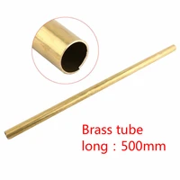 1pcs brass tube round tube diameter 8101214mm brass tube length 50cm hand tool parts