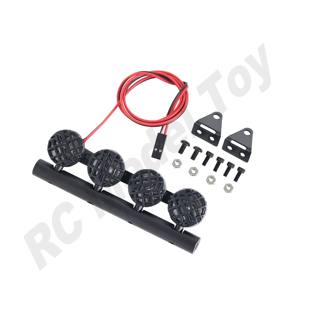 RC лампа для крыши автомобиля светодиодный светильник бар 1/10 Гусеничный осевой
