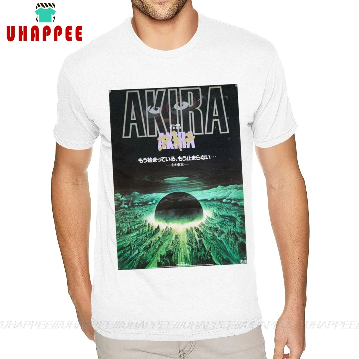 

Мужская хлопковая футболка с коротким рукавом и круглым вырезом