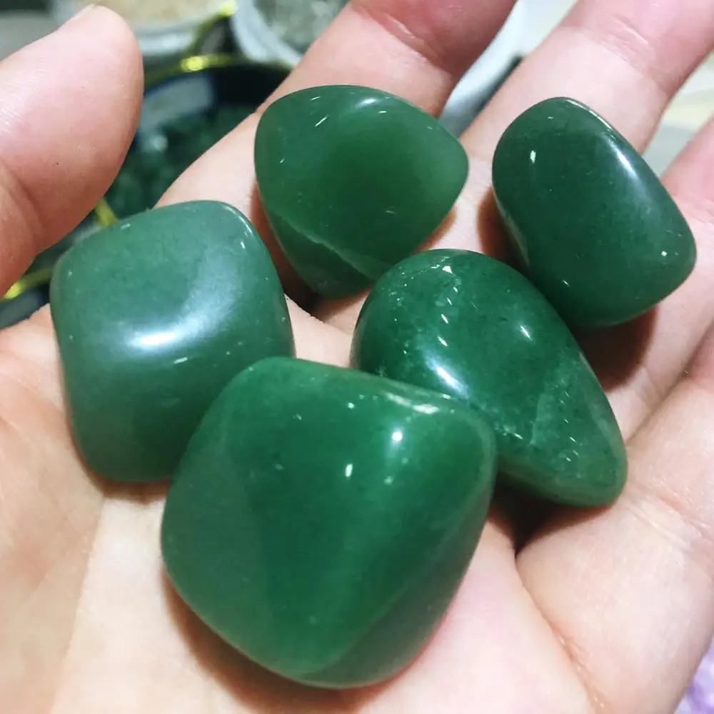 100 г натуральный зеленый нефритовый кристалл для украшения аквариума|Камни| |