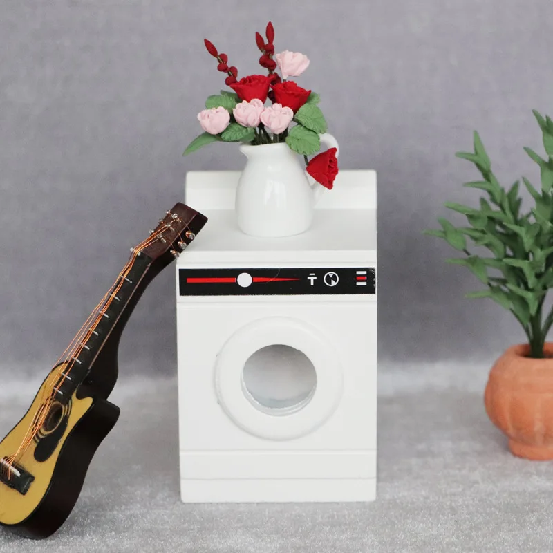 

1:12 DIY Dollhouse Furniture Handmade Miniature Model Micro Scene Decoration Washing Machine