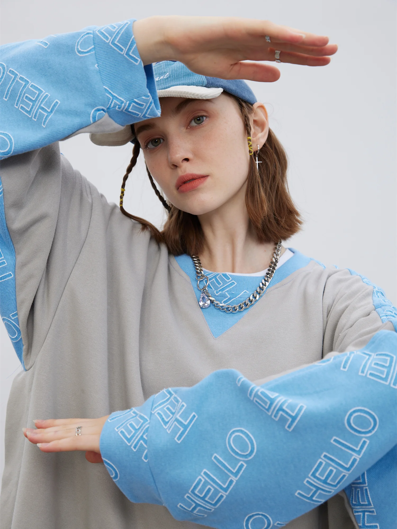 

Женские толстовки с вышивкой, полосатые толстовки, рубашка в стиле бойфренда для пары, унисекс, весна-осень