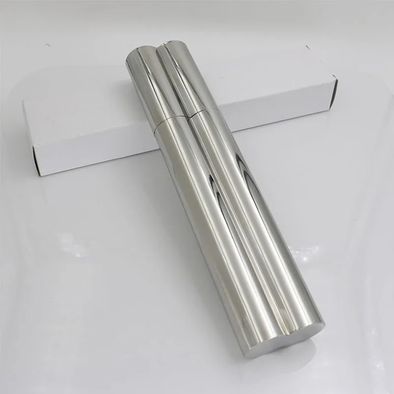 Мини фляга для сигар с двойной трубкой 2 унции из нержавеющей стали держатель