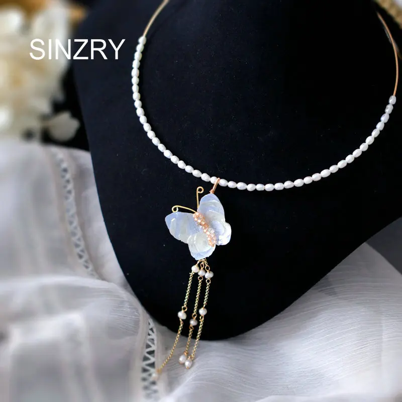 SINZRY уникальный дизайн ручной работы натуральный жемчуг консервированный