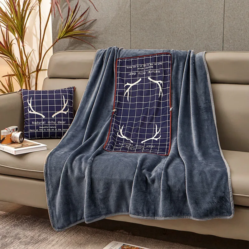 

Фланелевое одеяло, супероднотонное теплое плюшевое покрывало для дивана, для отдыха и путешествий, простыня, текстильная продукция