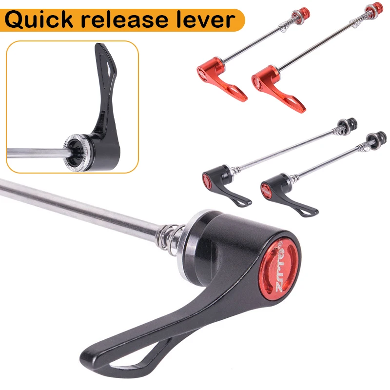 

1 Pair Quick Release Skewer Clip Bolt Hub Front and Rear Skewers Bicycle Accessory for Mountain Bike Road Bike MC889