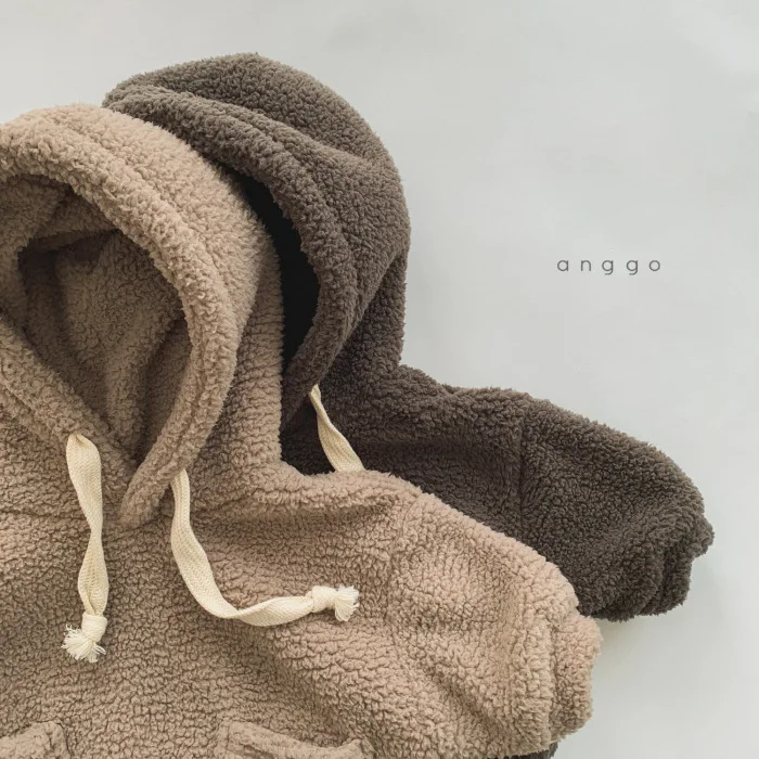 Коллекция 2022 года зимние утепленные флисовые толстовки с капюшоном для малышей