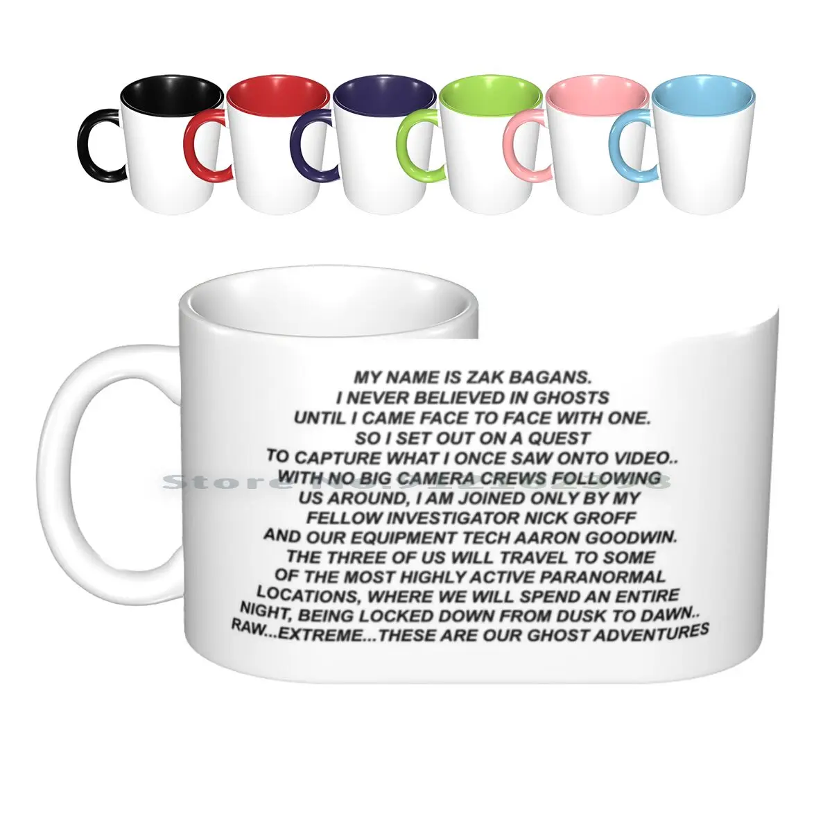 Меня зовут Зак баганы керамические кружки кофейные чашки кружка для молока и чая