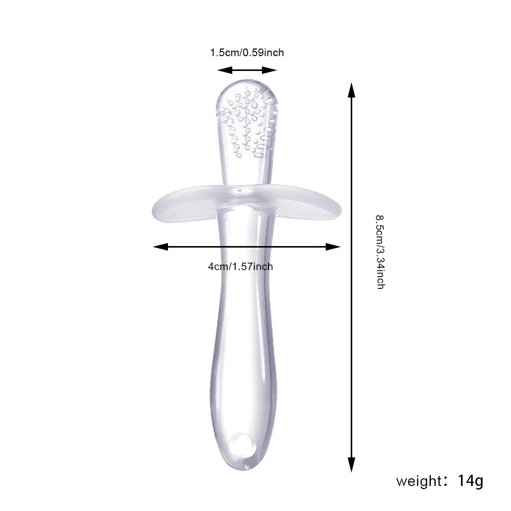 

Baby Silicone Training Toothbrush BPA Free Safe Toddle Teether Chew Toys Teething Ring Gift for Infant Baby Chewing Dropshipping