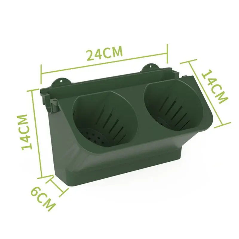 Штабелируемый цветочный горшок стене висит Вертикальная сеялка суккулентные