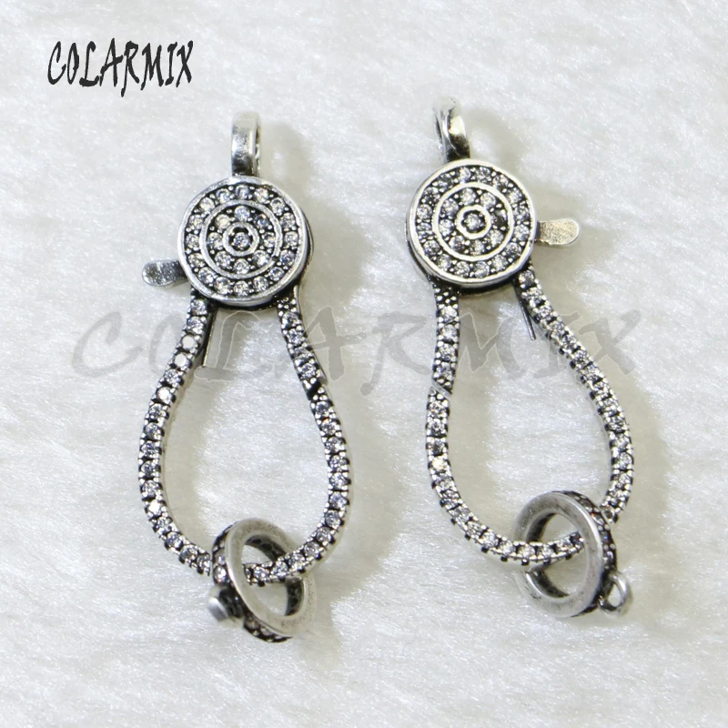 10 шт. Подвески с застежкой-карабином для ожерелья аксессуары Ретро Застежка