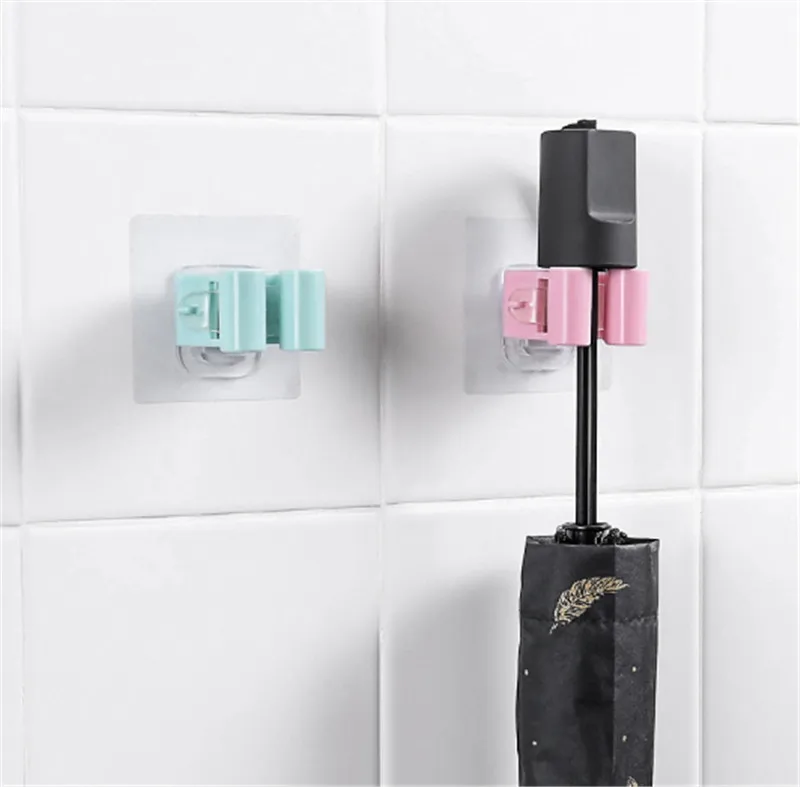 Настенный держатель для швабры 1 шт. крепкие крючки ванной комнаты вешалка метлы