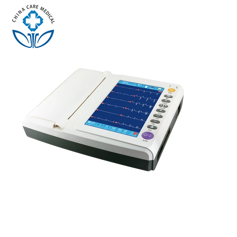

12 channel 12 leads ECG EKG monitor machine