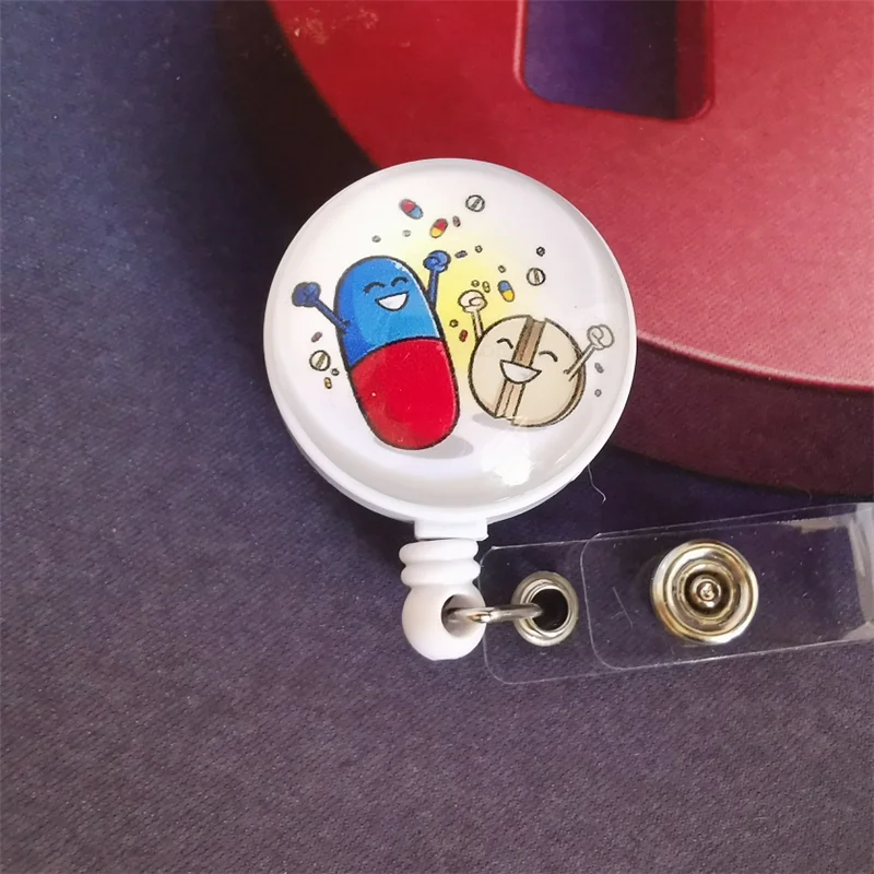 2020 новый дизайн цельнокроеное платье мультфильм таблетки узор выдвижной значок