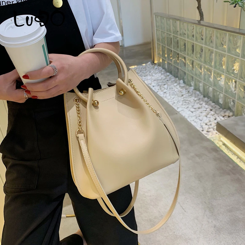

LUCDO Famous Brand Handbags Fashion Women PU Leather Shoulder Messager Bags Designer Female Casual Crossbody Bags for Women Sac