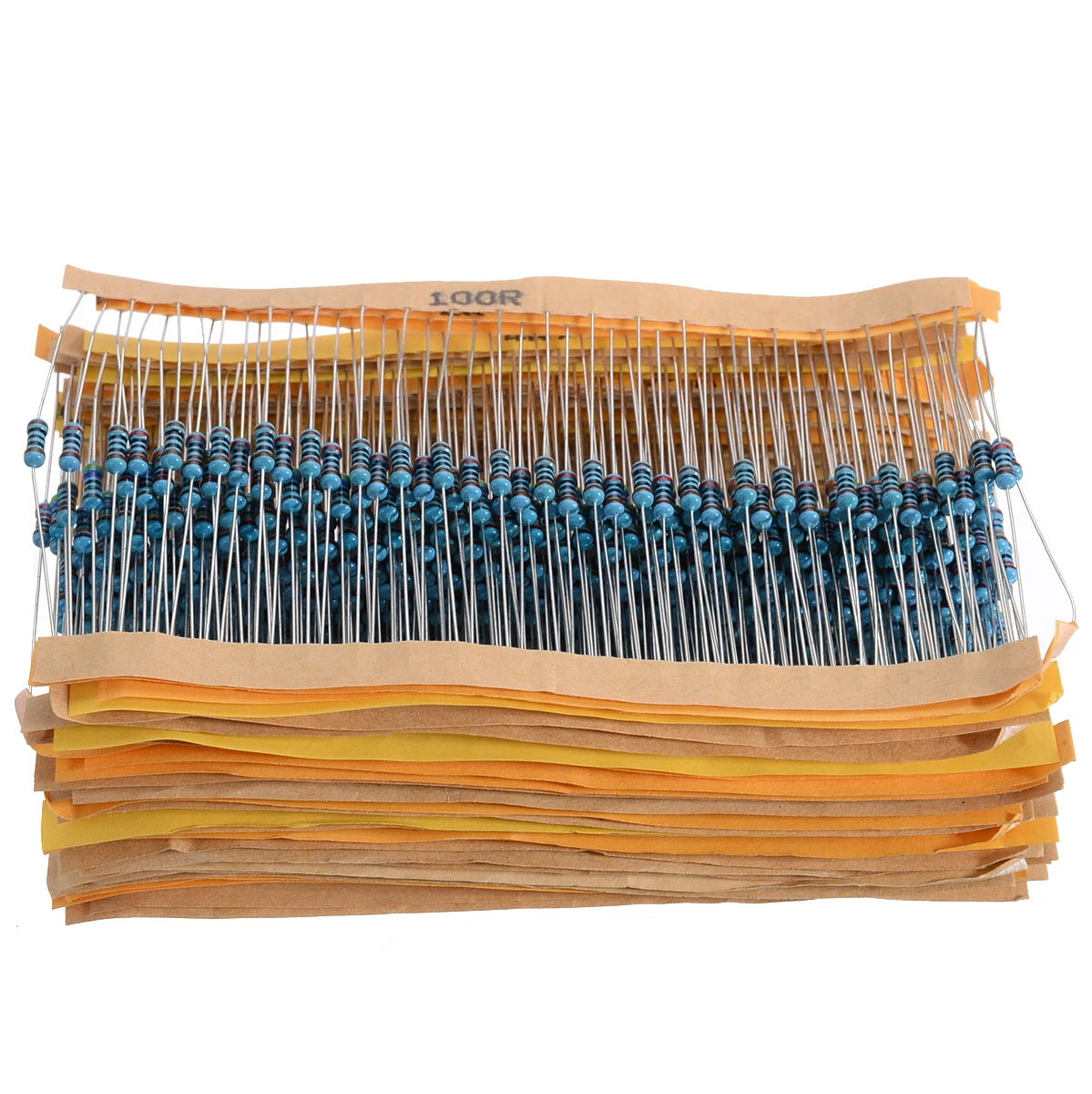 600 шт./компл. Высокая точность 1/4W металлический резистор 30 значений сопротивление