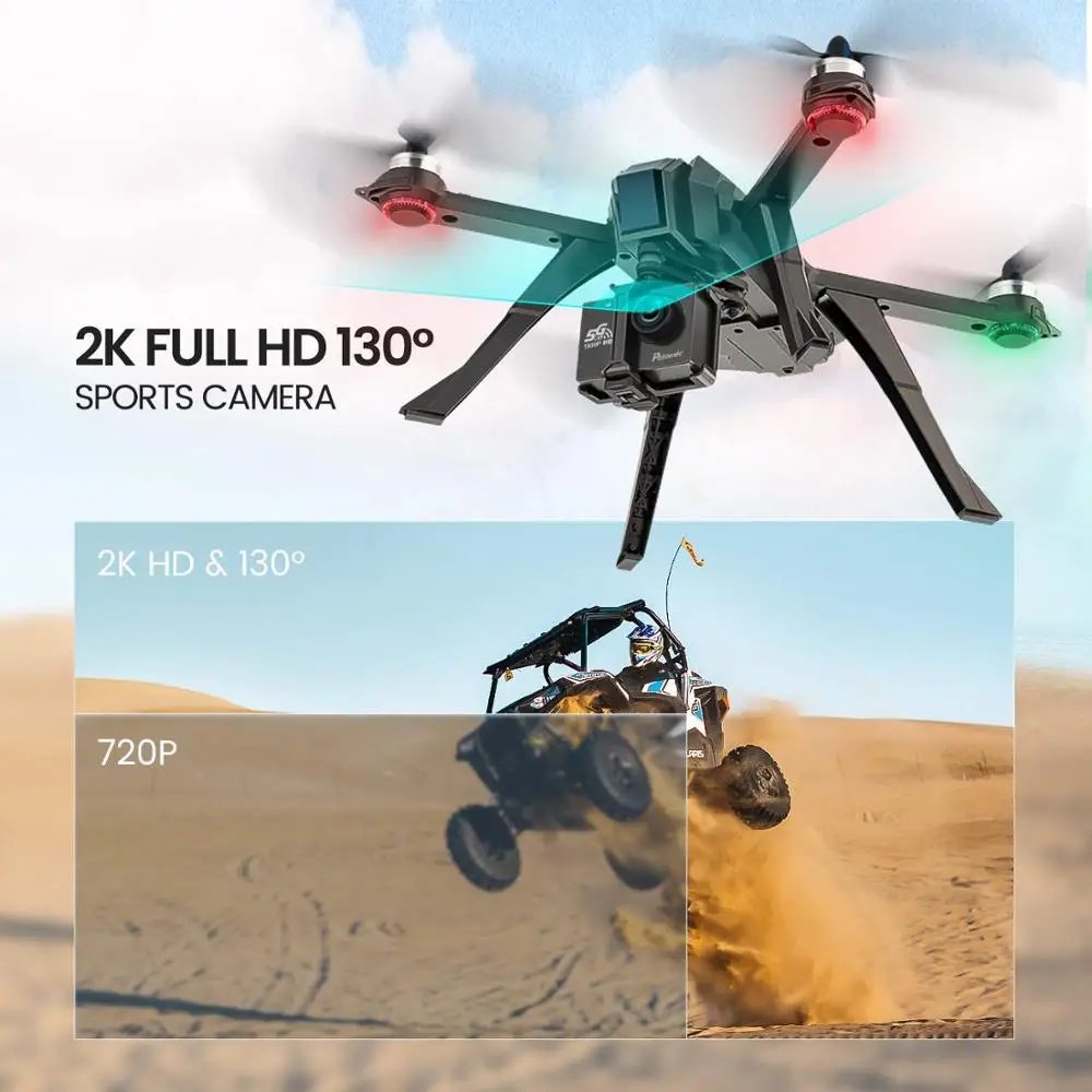 Potensic D85 gps Дрон с 2K FPV камерой 5G WiFi видео бесщеточный Квадрокоптер переносной чехол