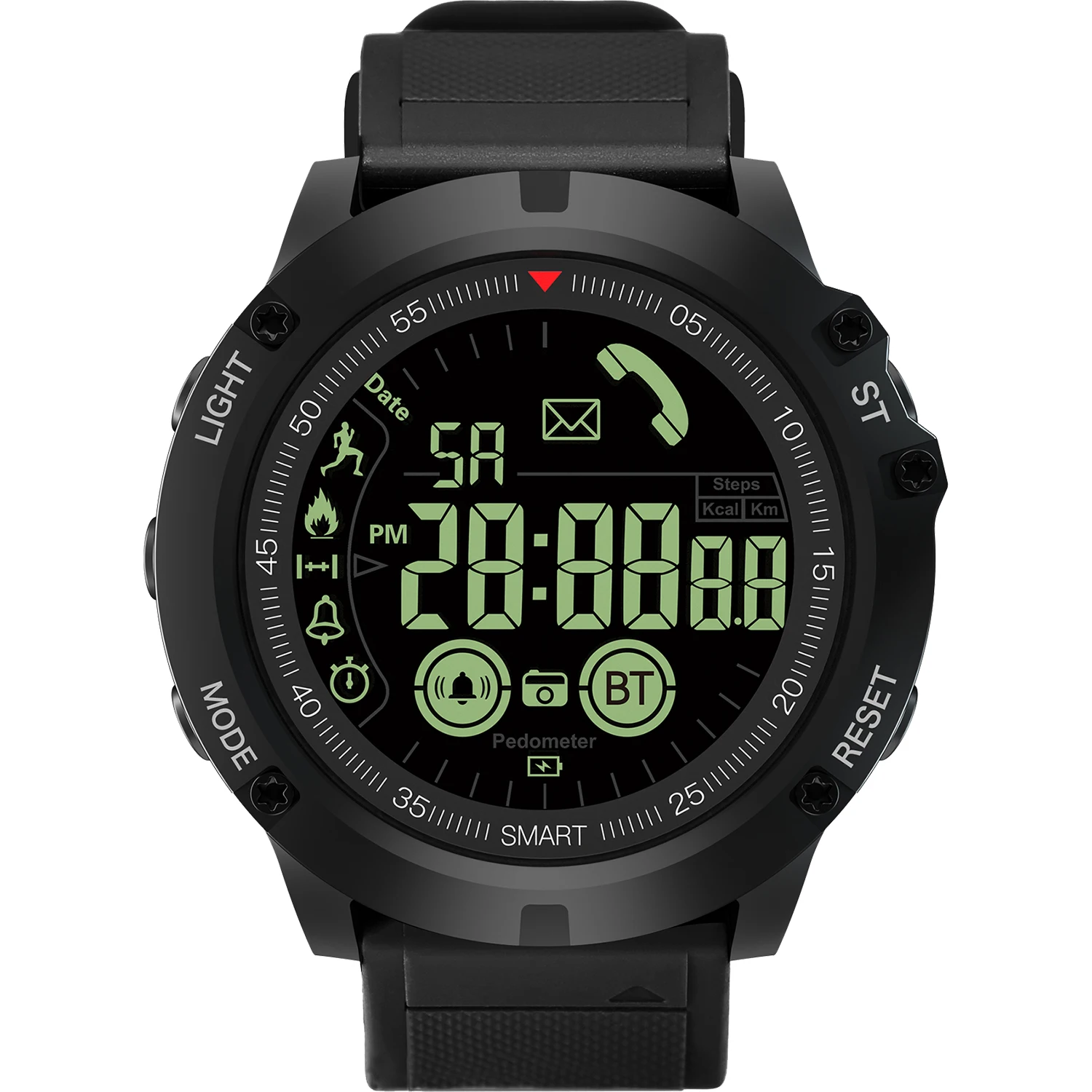 Фото Смарт часы фитнес трекер 24h всепогодный мониторинг Bluetooth браслет 5 для Android IOS Apple