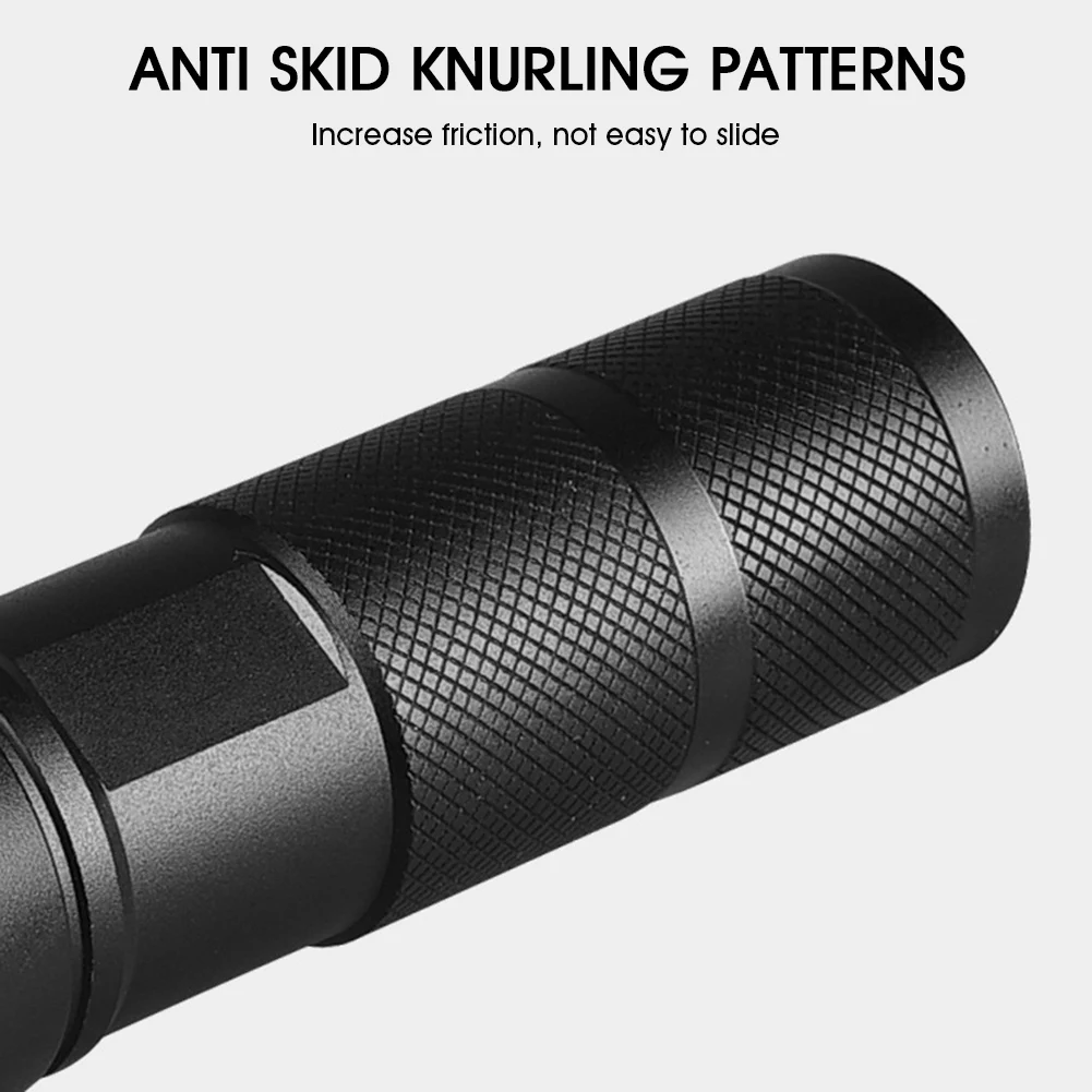 3 Вт масштабируемый УФ-свет 395 нм Светодиодный УФ-фонарик Новый военный класс