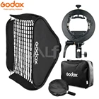 Кронштейн для вспышки Godox S2 Speedlite Honeycomb софтбокс с решеткой S-Type Bowens держатель для вспышки fr Godox V1 V860II AD200 AD400PRO TT600 TT685