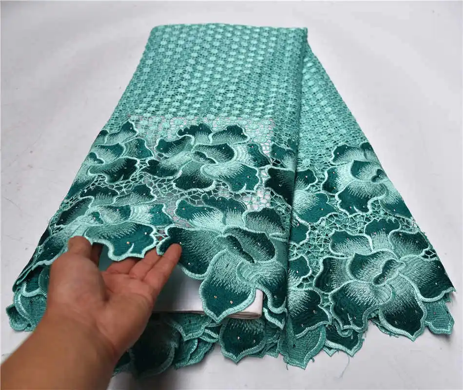 Горячая продажа молочного шелка кружевная ткань Свадебные материалы черный