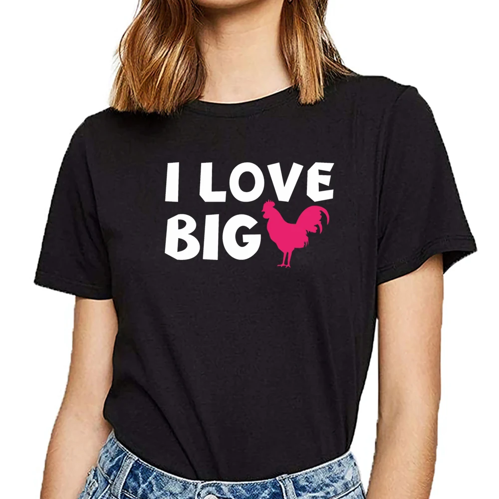 

Женская Черная футболка с принтом «История любви»