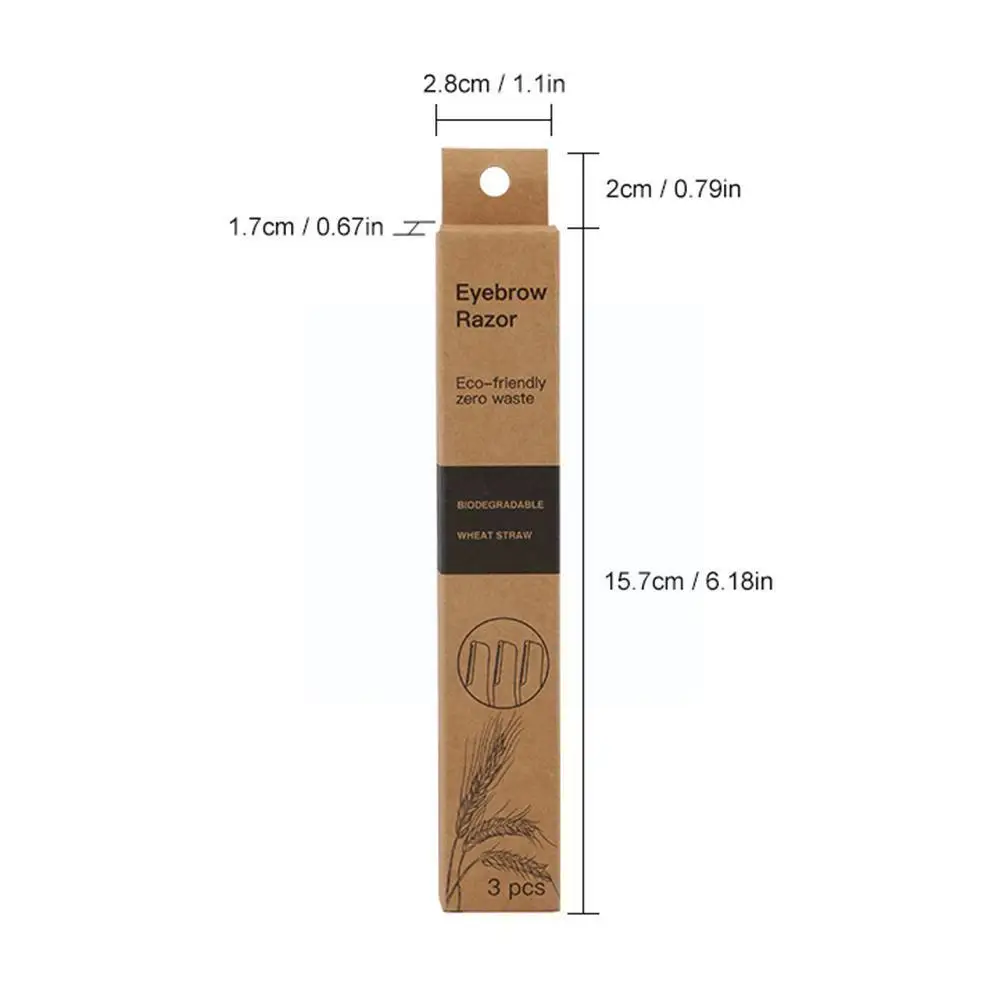 Нож для обрезки бровей многоцелевой инструмент макияжа изогнутый волос