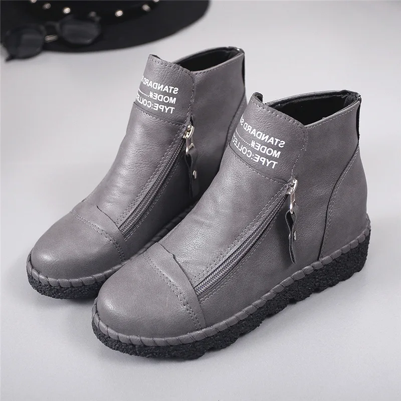 

Ladies Martin boots thick bottom retro short tube 2019 autumn and winter new mother ankle boots Korean version