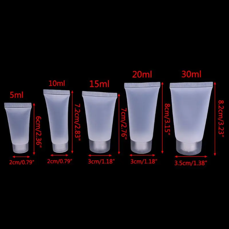 Пустые трубки блеск бальзам для губ прозрачные косметические контейнеры емкость