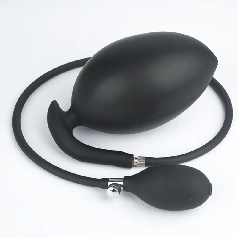 Надувной силиконовый супер большой фаллоимитатор диаметром 250 мм с анальной