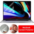 Прозрачная защитная пленка HD для Apple Macbook Pro, мягкая Пылезащитная пленка для ноутбука 16 дюймов A2141 с полным покрытием и защитой от царапин