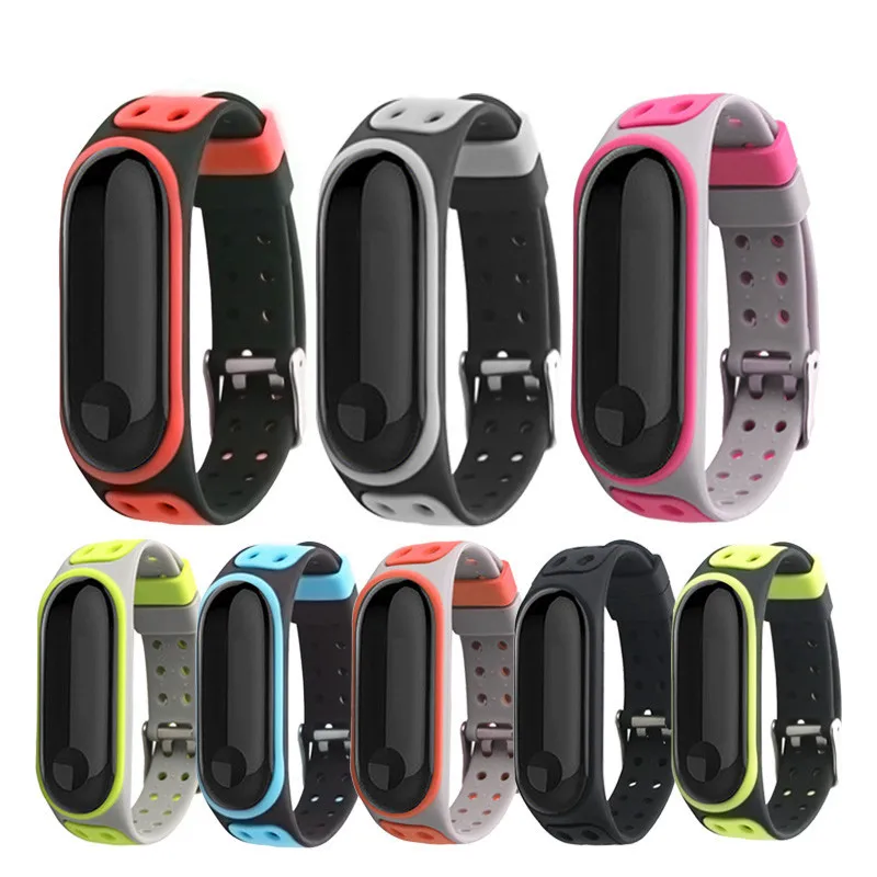 Mi Band 4 ремешок сменный Браслет для часов для Xiaomi mi band 3 4 спортивный силиконовый браслет умные аксессуары совместимый mi Band 3 bel