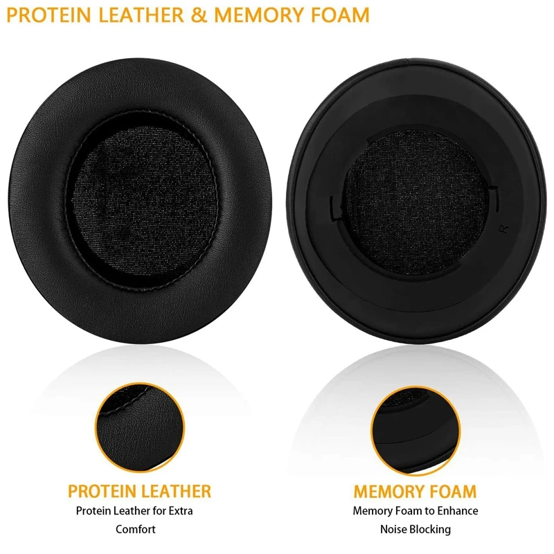 Запасные подушечки для наушников 2 предмета в комплекте из пены с эффектом памяти