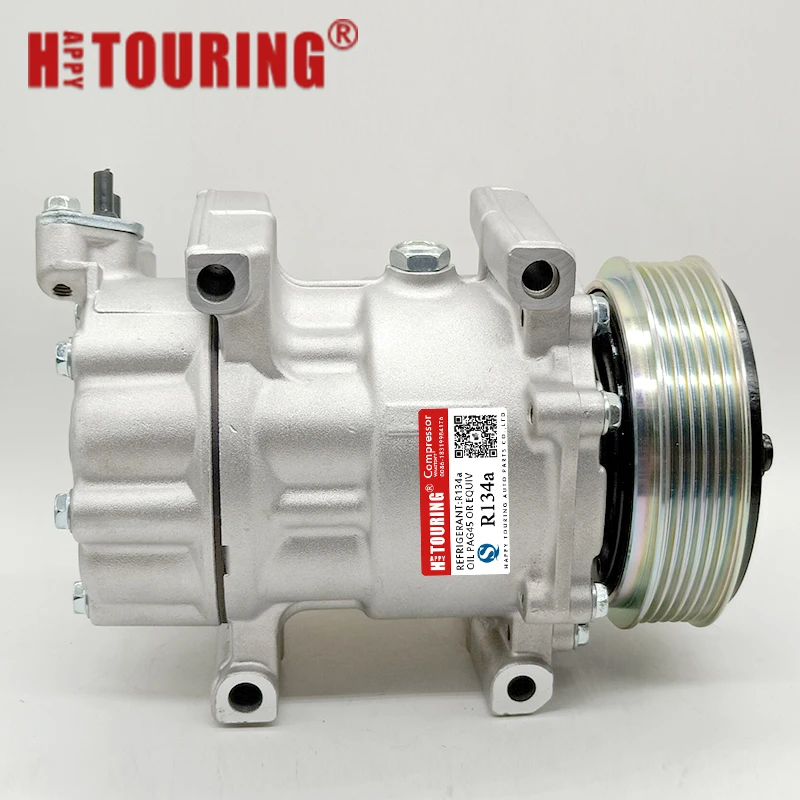Для Sanden SD6V12 ac компрессор для PEUGEOT 206 307 PARTNER Bipper 9646273880 9639078180 9646273380 9655191580 9655191680 6453LS|ac