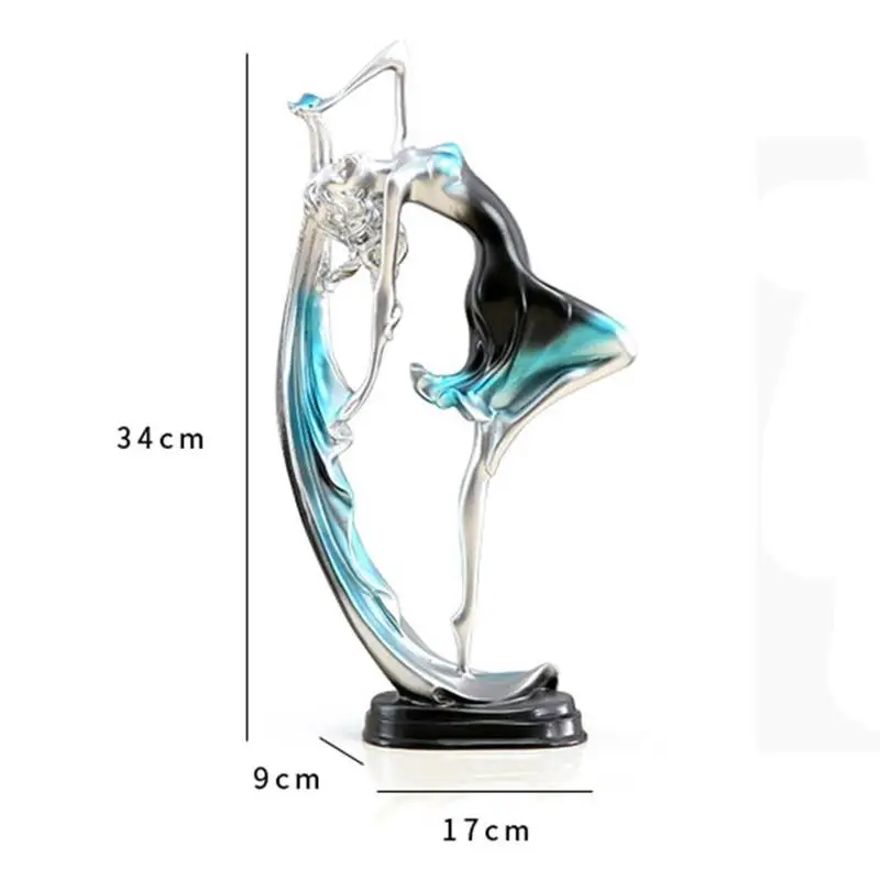 Современный Семья статуэтки прекрасные украшения для танцев домашний декор