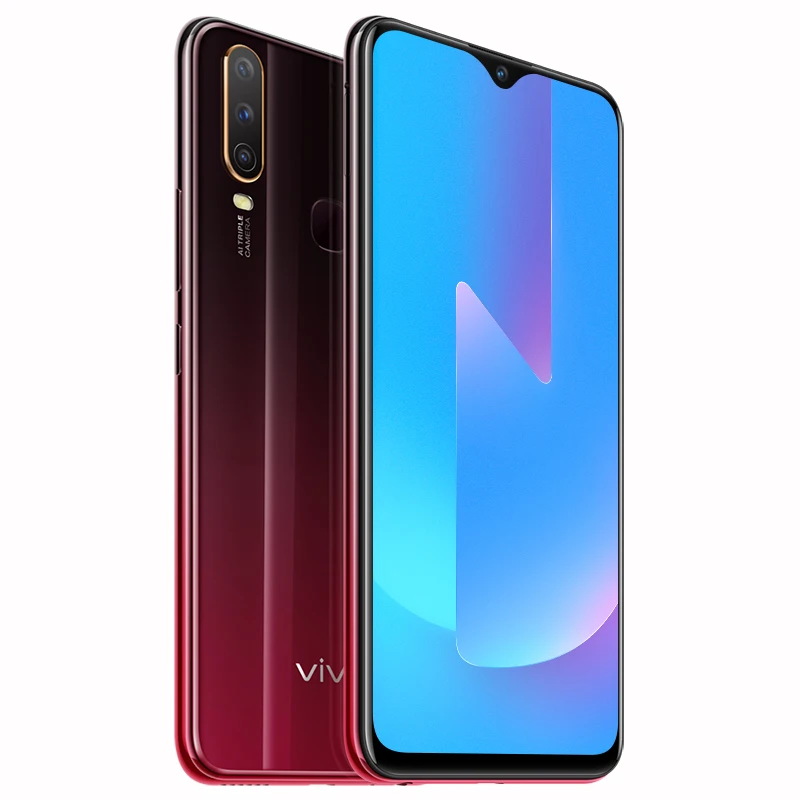 Смартфон Vivo U3X 4G LTE Android 9 0 4 Гб + 64 ГБ Snapdragon 665 6 35 дюйма HD камеры 18 Вт быстрая зарядка