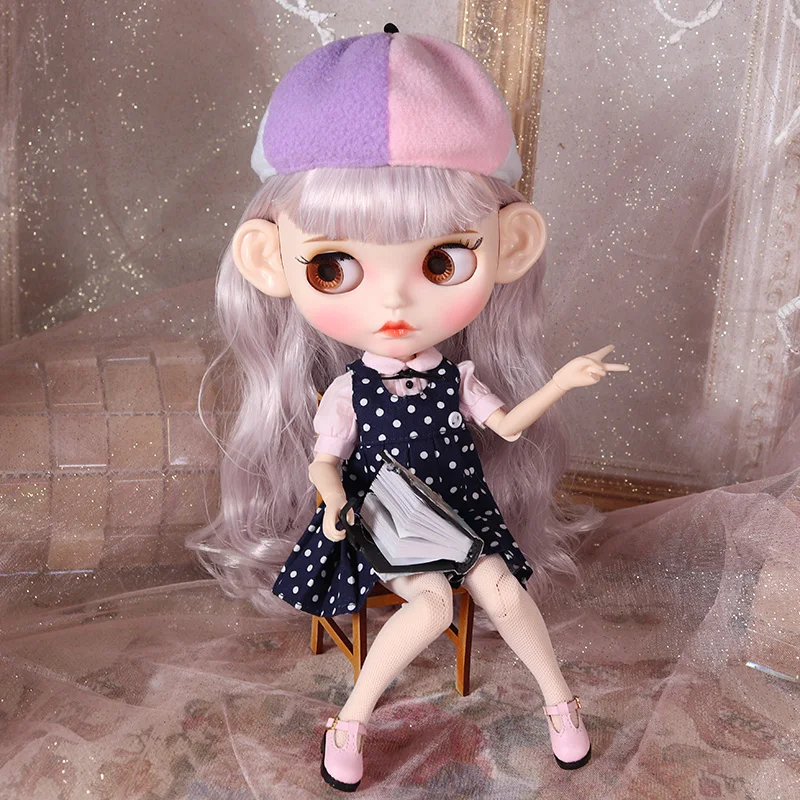 Кукла Blyth DollDBS ICY 1/6 30 см bjd волнистая украшенная одеждой Молодежный милый берет