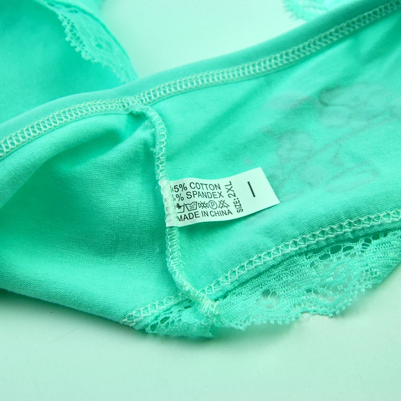 Нижнее белье для женщин LOBBPAJA 6 шт./лот хлопковые трусы со средней посадкой с