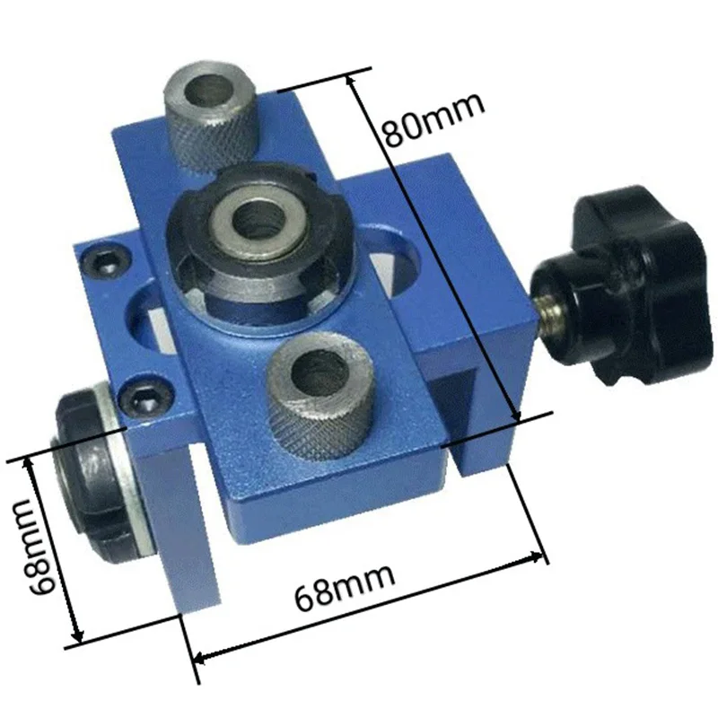 8/10/15Mm 3 in 1 Drilling Locator Guide Kit 2 Tenon Hole Puncher Woodworking Joinery High Precision Dowel Jigs | Инструменты