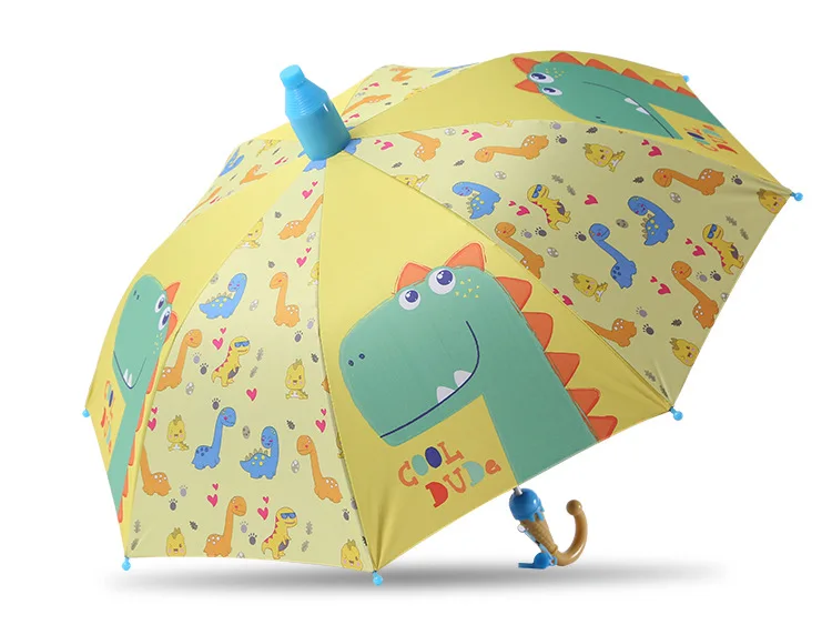 

Cute Cartoon Kids Umbrella Animation Creative Long-Handled 3D Ear Modeling Children's Umbrella For Boys Girls 8K Sunshade