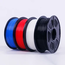 3D Printer Filament PLA 1.75mm 1KG Colorful High quality Plastic Printing Material 6 Colors White Black