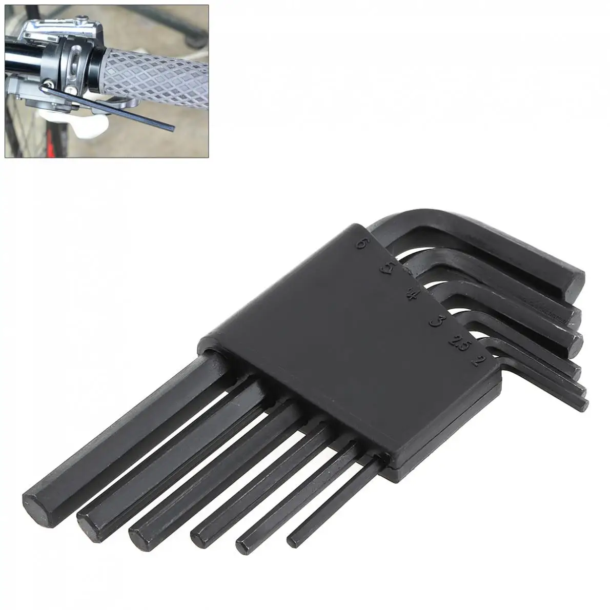 Набор шестигранных ключей 6 шт. комплект инструментов для ремонта велосипедов 2-6