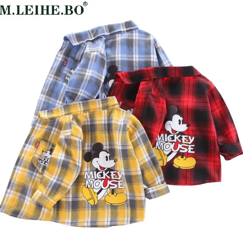 Детская рубашка весенние тонкие топы хлопковые для мальчиков и девочек детская с