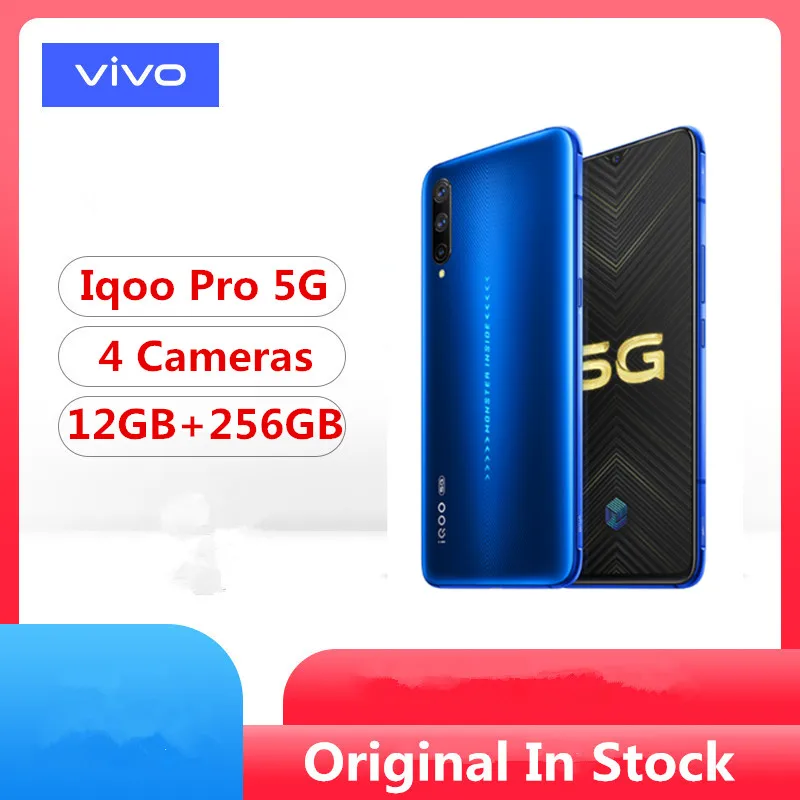 Смартфон Vivo IQOO Pro Snapdragon 855 Plus Android 9 0 6 41 дюйма 256 х1080 12 + Гб 48 МП NFC OTG|Смартфоны| |