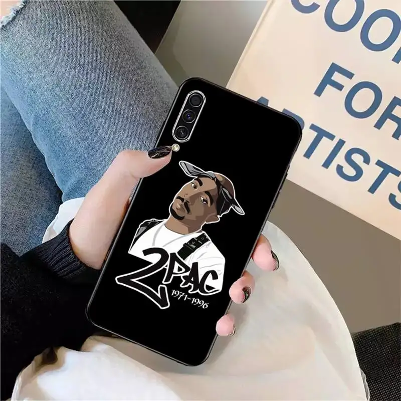 

American rapper 2pac Phone Case For Samsung galaxy S 9 10 20 A 10 21 30 31 40 50 51 71 s note 20 j 4 2018 plus