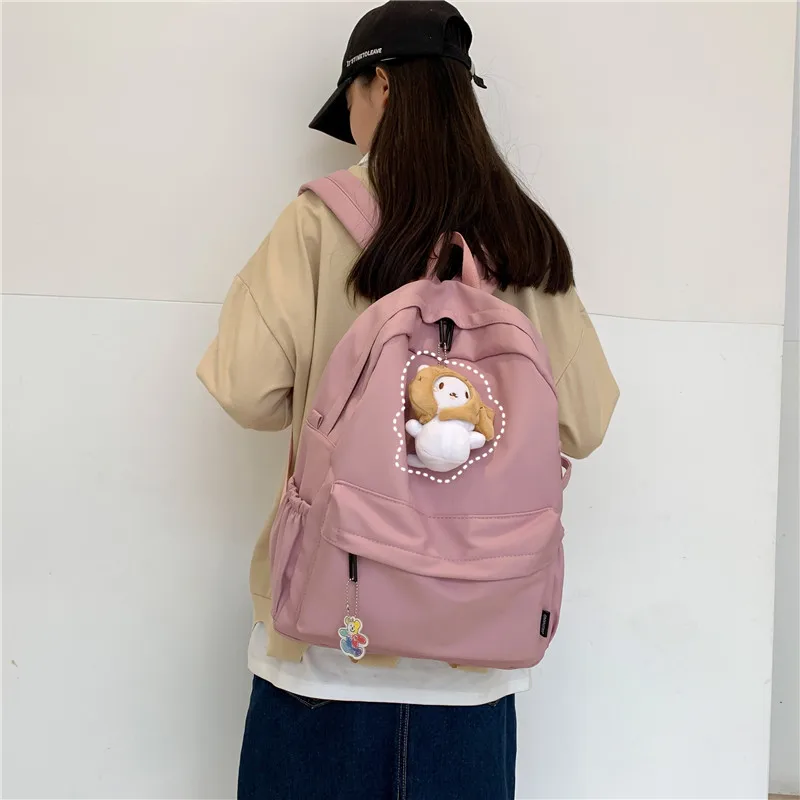 

Stylish Backpacks High School Girls Backpack School Bags For Teenage Girls Multipockets 2021 Book Backpack Women Mochila Bags