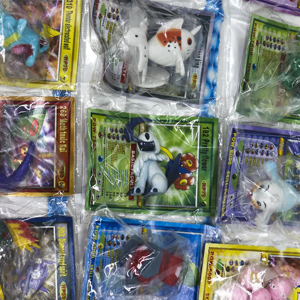 Игрушечные фигурки Takara Tomy для детей коллекционные покемонов с карточками |